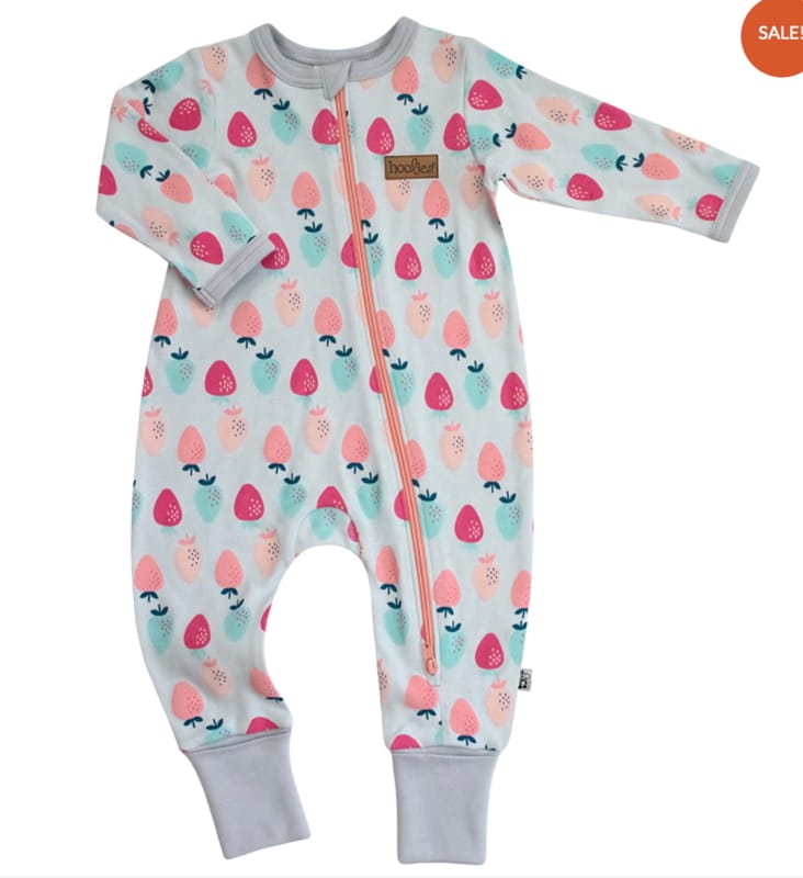 Strawberry Cotton Onesie